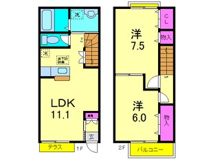 ヴェルドミール港ヶ丘Ⅴの物件間取画像